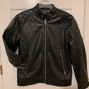 Diesel Black Leather Jackef
